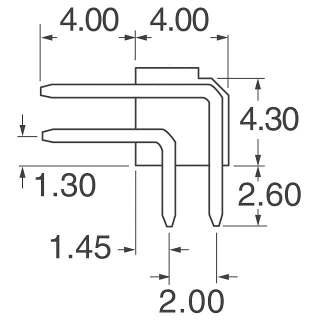 877604016 Molex  Embases à broches mâles